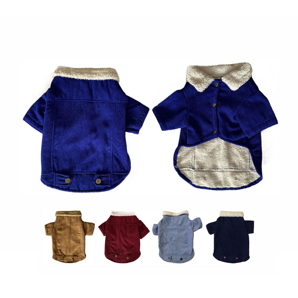 Casaca corduroy con carnero